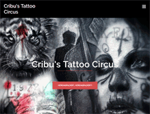 Tablet Screenshot of cribu-tattoo.de